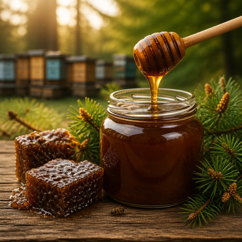 Miód spadziowy z Beskidu Wyspowego