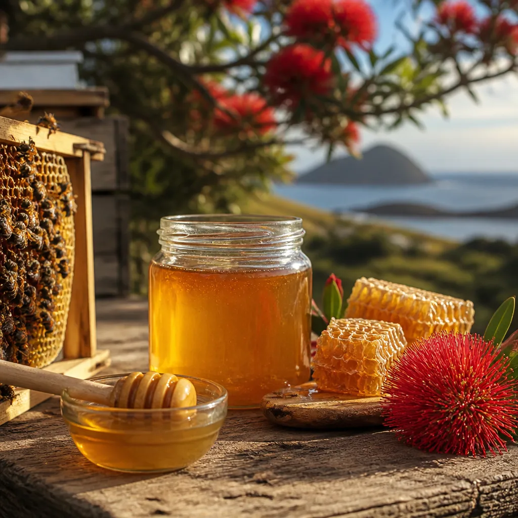 Miód pōhutukawa – Nowa Zelandia